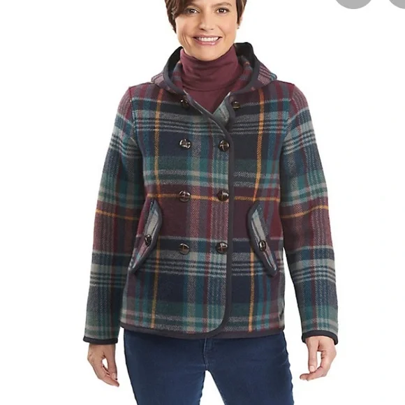 Woolrich plaid coat - Picture 14 of 14
